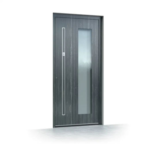 Porta d'ingresso - Ultimum Pure 635 ALU - Pirnar - in alluminio / in vetro temprato / battente