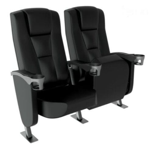 Poltrona per cinema in tessuto - PARAGON 755 - Quinette Gallay - contract / nera / beige