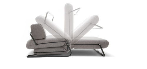 Divano letto - 164 - freistil - contemporaneo / in tessuto / grigio