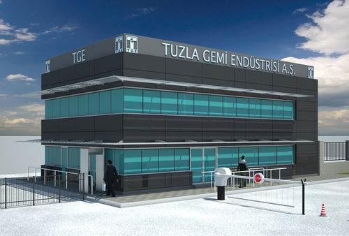 Edificio prefabbricato - TUZLA GEMI A.Ş. - ISTANBUL - Steelife - in acciaio / su ossatura metallica / per ufficio