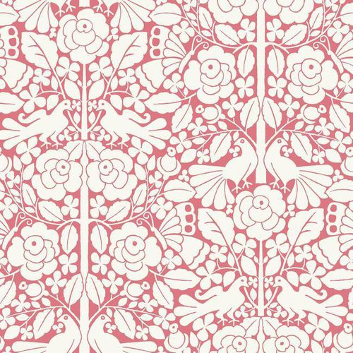 Carta da parati contemporanea - Fairy Tales  - York wallcoverings - con motivi floreali / con animali / aspetto tessuto