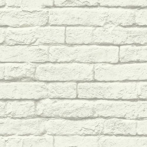 Carta da parati contemporanea - Brick-And-Mortar - York wallcoverings - in fibra naturale / a motivi / aspetto mattone