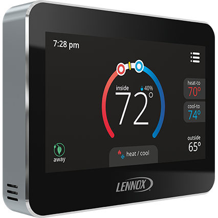 Termostato elettronico - COMFORTSENSE® 7500 - Lennox - programmabile / per sistema di ventilazione / a muro