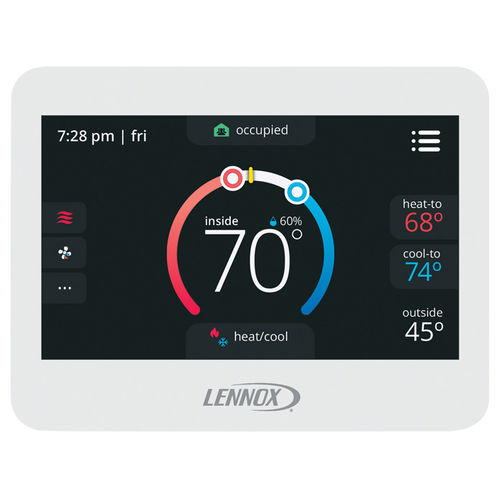 Termostato elettronico - COMFORTSENSE® 8500  - Lennox - programmabile / per sistema di ventilazione / a muro