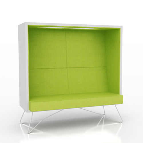Divano contemporaneo - CUBE - INTO Concept - in tessuto / con schienale alto / multicolore