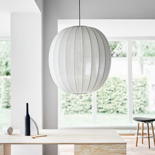 Lampada a sospensione - THE KNIT-WIT - MADE BY HAND - in tessuto / contemporanea / con cavo