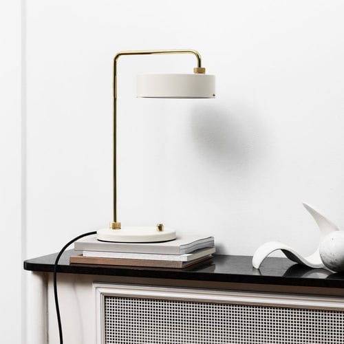 Lampada da tavolo - PETITE MACHINE - MADE BY HAND - in ottone / in vetro / contemporanea