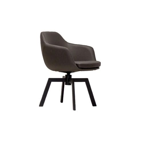 Sedia contemporanea - LAP 4053 - DRESSY - da interno / in tessuto / con supporto in metallo
