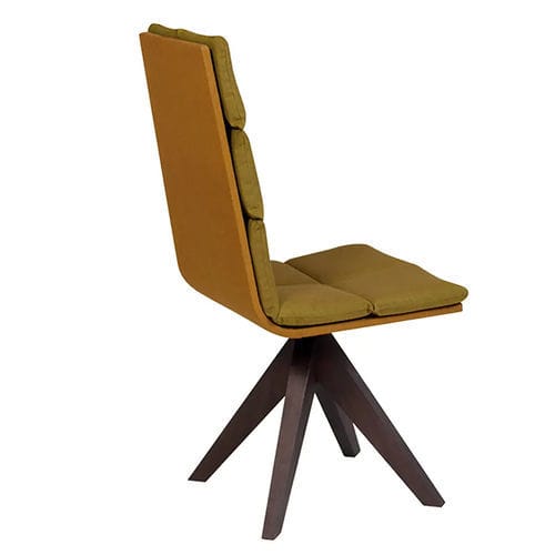 Sedia contemporanea - TAIGA H3 - DRESSY - da interno / in tessuto / in legno