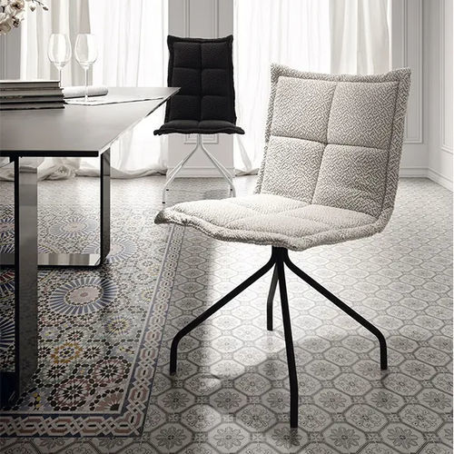 Sedia contemporanea - ARA B2 - DRESSY - da interno / in tessuto / con supporto in metallo