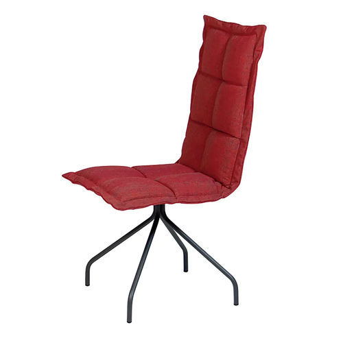 Sedia contemporanea - ARA H4 - DRESSY - da interno / in tessuto / con supporto in metallo