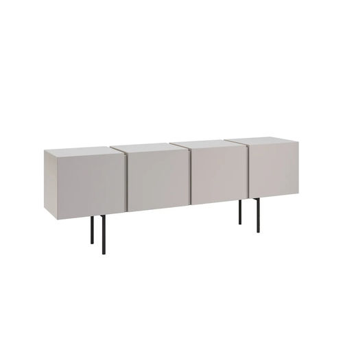 Credenza contemporanea - MILES H90 - DRESSY - in legno laccato / in MDF / in metallo