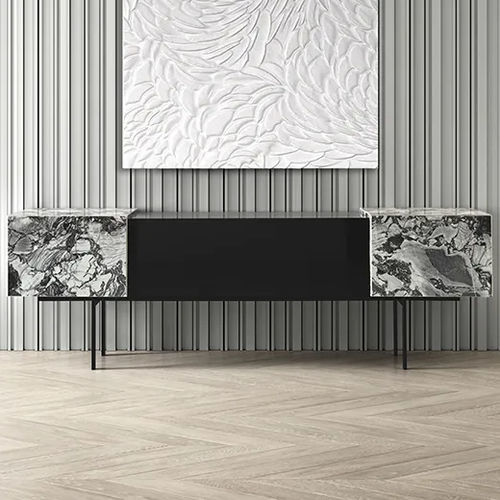 Credenza contemporanea - MILES H60 - DRESSY - in legno laccato / in MDF / in metallo