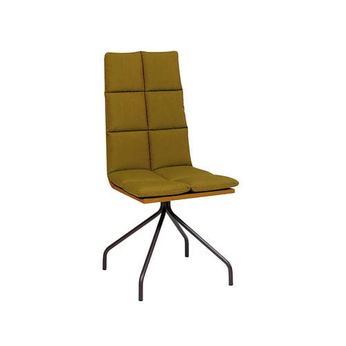 Sedia contemporanea - ARA H3 - DRESSY - da interno / in tessuto / con supporto in metallo