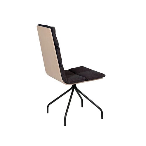 Sedia contemporanea - ARA H2 - DRESSY - da interno / in tessuto / con supporto in metallo