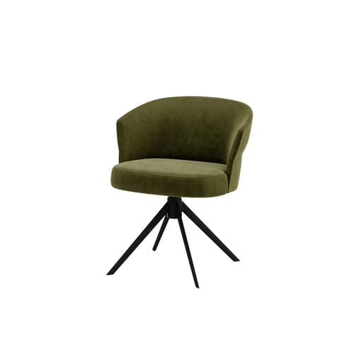 Sedia contemporanea - NUBO 4108 - DRESSY - da interno / in tessuto / con supporto in metallo
