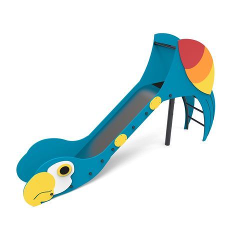 Scivolo dritto - Parrot  - Free Kids s.c. - per parco giochi / in acciaio inossidabile / in HDPE