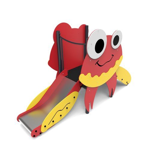 Scivolo dritto - CRAB  - Free Kids s.c. - per parco giochi / in acciaio inossidabile / in HDPE