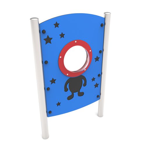 Pannello per attività ludiche in HPL - SPACEMAN BULLSEYE   - Free Kids s.c. - educativo