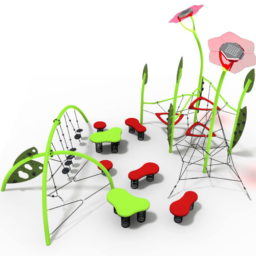 Percorso a ostacoli per parco giochi - FLORI MEADOW  - Free Kids s.c. - da slalom / parkour / con rampa