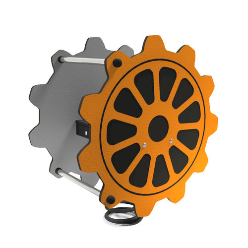 Gioco a molla in acciaio galvanizzato - COG  - Free Kids s.c. - in HDPE / trasporto / monoposto