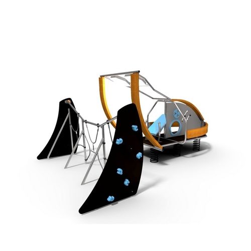 Struttura ludica per parco giochi - LUMISNOWPLOW  - Free Kids s.c. - in HDPE / in legno / in acciaio inossidabile