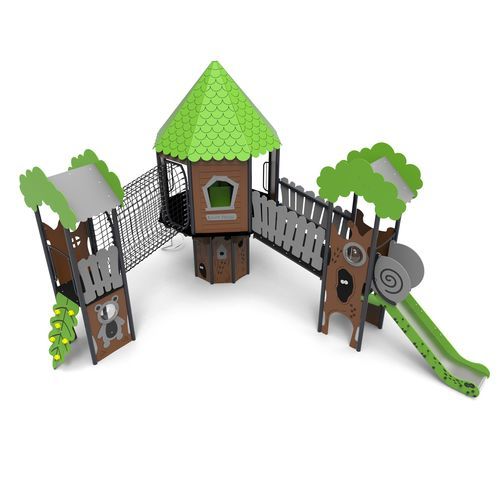 Struttura ludica per parco giochi - DND-10 - Free Kids s.c. - in metallo / in PEHD / modulare