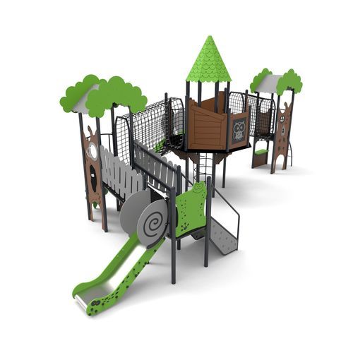 Struttura ludica per parco giochi - DND-11 - Free Kids s.c. - in metallo / in HDPE / modulare