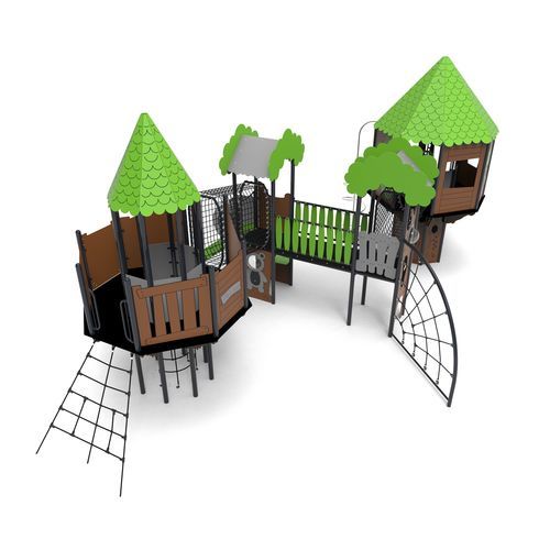 Struttura ludica per parco giochi - DND-12 - Free Kids s.c. - in metallo / in HDPE / modulare