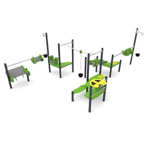 Struttura ludica per parco giochi - QUICKSAND 8  - Free Kids s.c. - in HPL / modulare