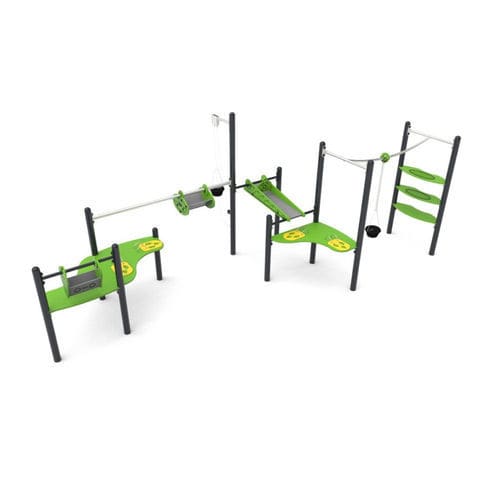 Struttura ludica per parco giochi - QUICKSAND 7  - Free Kids s.c. - in metallo / modulare