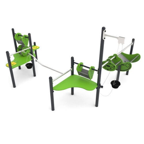 Struttura ludica per parco giochi - QUICKSAND 6  - Free Kids s.c. - in metallo / modulare
