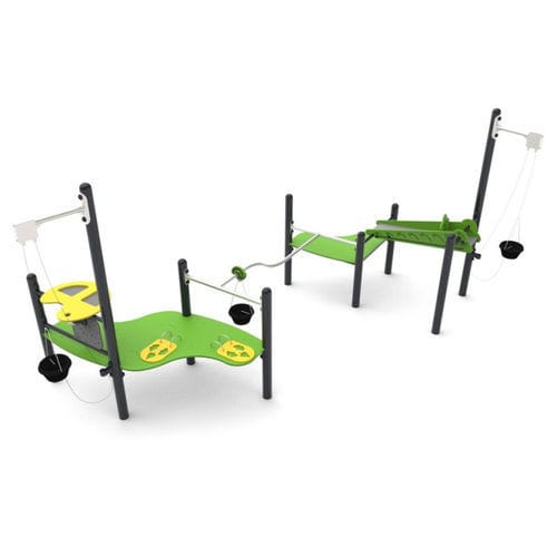 Struttura ludica per parco giochi - QUICKSAND 5 - Free Kids s.c. - in metallo / modulare