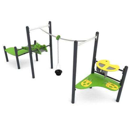 Struttura ludica per parco giochi - QUICKSAND 4    - Free Kids s.c. - in metallo / modulare