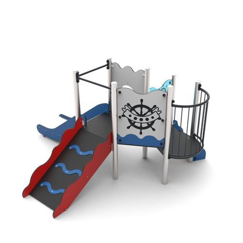 Struttura ludica per parco giochi - AHOY 09 - Free Kids s.c. - per edifici pubblici / per enti locali / in metallo