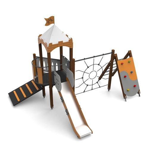 Struttura ludica per parco giochi - CASTLE 5   - Free Kids s.c. - per asilo nido / per edifici pubblici / per enti locali