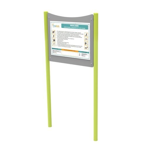 Pannello informativo per spazio pubblico - TIN-04 - Free Kids s.c. - per parco giochi / a messaggio variabile
