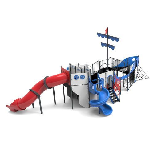 Struttura ludica per parco giochi - OCTOPUS  - Free Kids s.c. - in metallo / in HDPE / in HPL