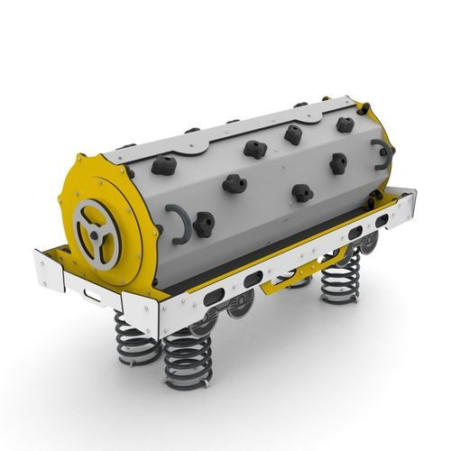 Gioco a molla in metallo - TANK WAGON  - Free Kids s.c. - trasporto / multiposto