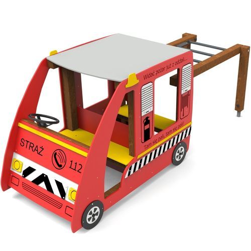 Veicolo per parco giochi - FIRE TRUCK  - Free Kids s.c. - da esterno