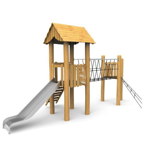 Struttura ludica per parco giochi - 0270006  - Free Kids s.c. - per asilo nido / per enti locali / in legno