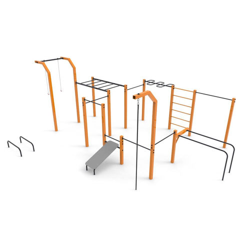 Attrezzature di street workout per spazio pubblico - P-009 - Free Kids s.c. - per parco giochi / per attività sportiva / dips