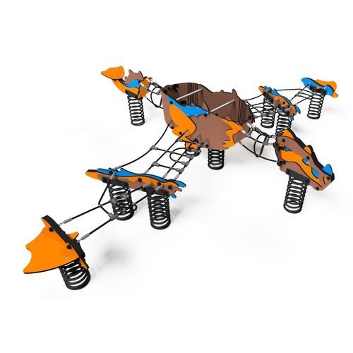 Struttura ludica per parco giochi - SLAVIA DRAGON   - Free Kids s.c. - in metallo / in polietilene ad alta densità HDPE / in polietilene ad alta densità HDPE