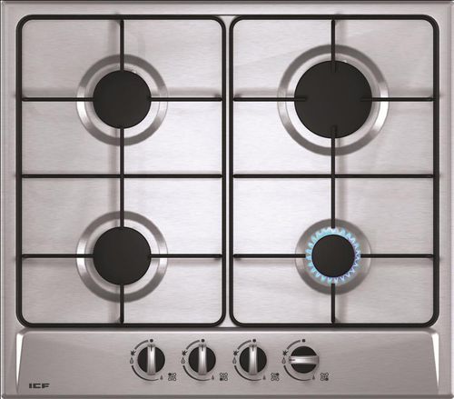 Piano cottura a gas - SLENDER : 310 HXX6044 * P1 - ICF Kitchen Appliances - 4 fuochi / da incasso / con manopole