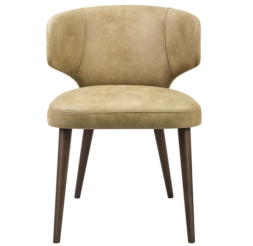 Sedia classica - YORK - Paulo Antunes - da interno / in pelle / con supporto in legno