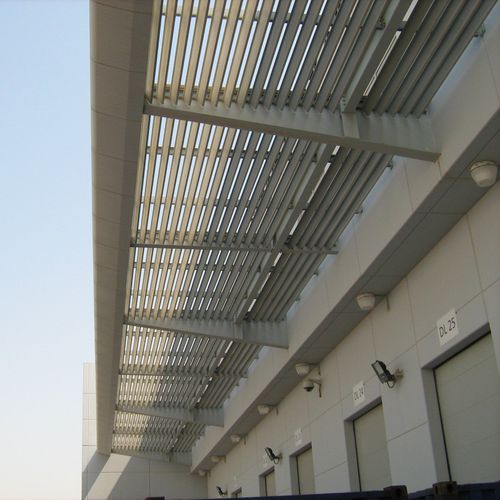 Frangisole in alluminio - Q-SL125 - AFS International B.V. - per facciata / verticale / orizzontale