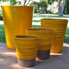 Vaso da giardino in terracotta - IBIZA SUNSHINE : SYDNEY - Les Poteries d'Albi - conico