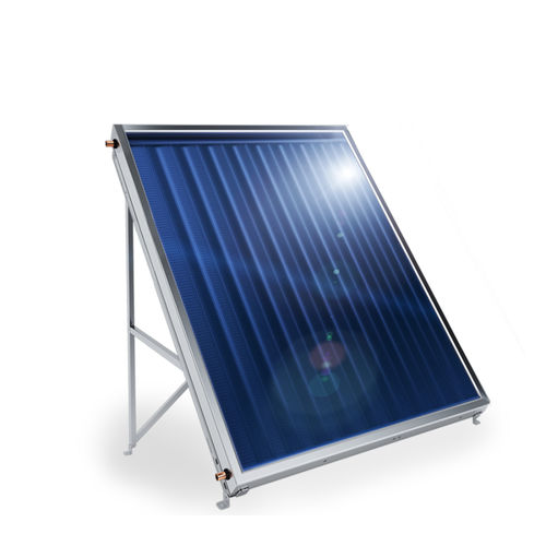 Pannello solare termico piano - CLASSIC R 1,5 - ELDOMINVEST LTD - per scaldare l’acqua / con vetro prismatico / con telaio in alluminio