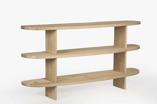 Consolle contemporanea - PURE - Mmood - in rovere / ovale / per uso residenziale