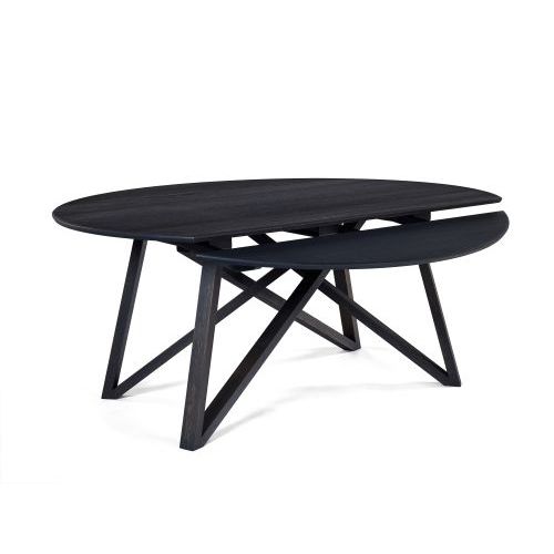 Tavolo contemporaneo - FLOWERS : WINGS - Mmood - in legno / ovale / rettangolare